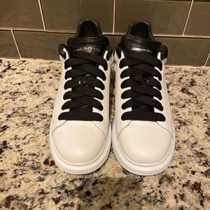 Authentic White/Black Snakeskin Alexander McQueen